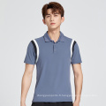 Factory Wholesale Mens Sports Wear Button Front Button Golf Polo T-shirt Stand Collar Men Polo T-shirts pour gymnase